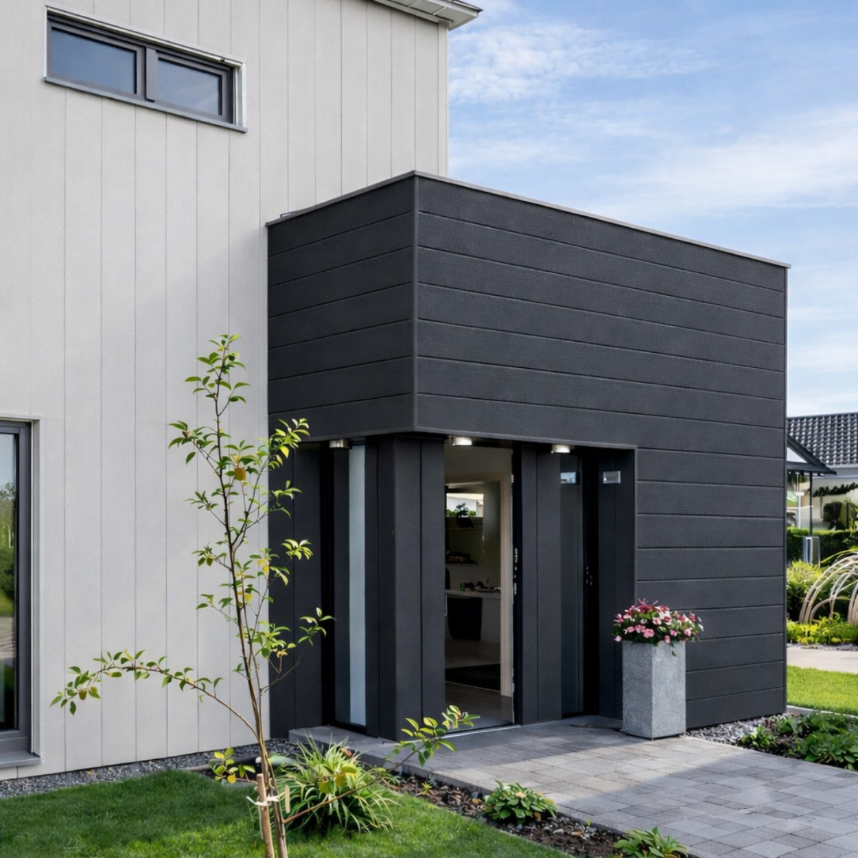 HardiePlank® VL Gevelbekleding Cedar Houtnerf Grey Slate